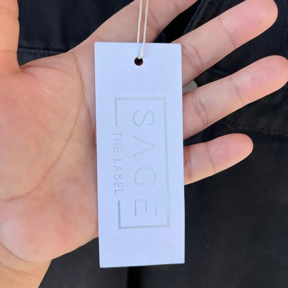 Sage The Label black overalls xs - Picture 6 of 12